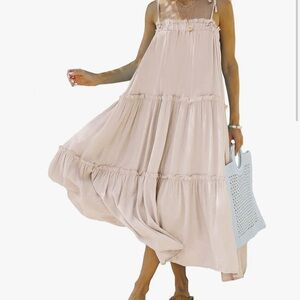 Chic Beige Maxi Dress